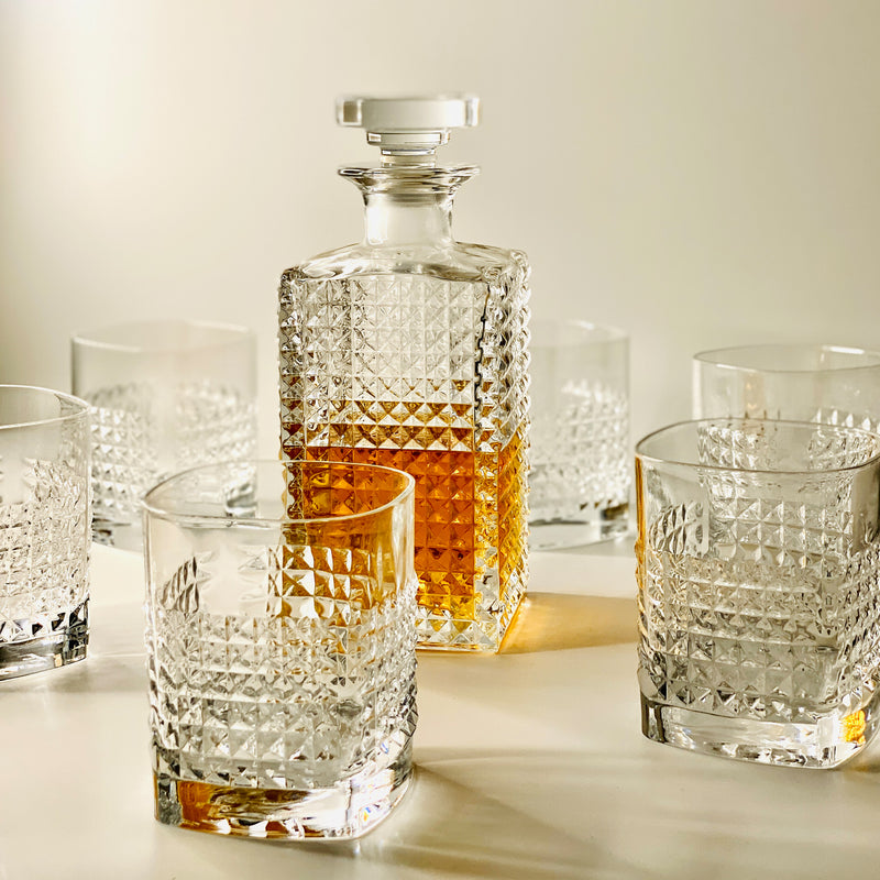 Eric - Crystal Whisky Glass Set of 6 - Munde Home
