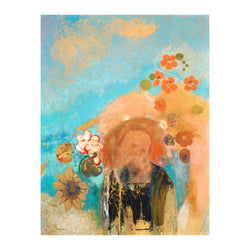 Odilon Redon Evocation of Roussel - Poster