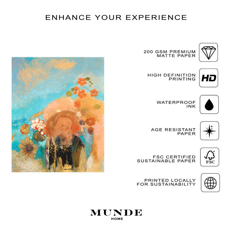 Odilon Redon Evocation of Roussel - Poster - Munde Home