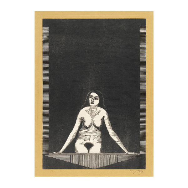 Samuel Jessurun de Mesquita Female Nude at Window  - Poster