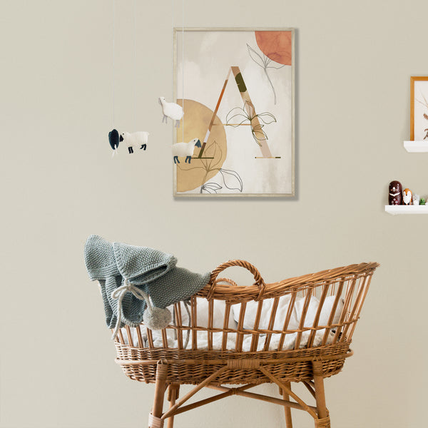 Floral Letter A - Poster - Munde Home