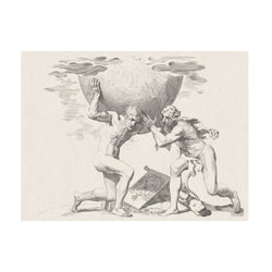Hercules Assisting Atlas - Poster