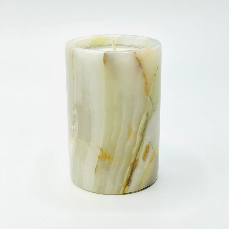 Tessa Onyx Tea Light Holders - Set of 2