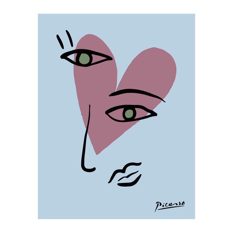 Picasso Blue Love - Poster - Munde Home