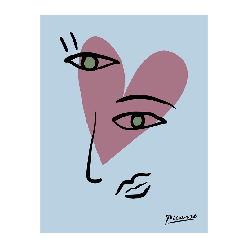 Picasso Blue Love - Poster