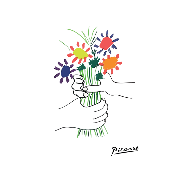 Picasso Bouquet of Flowers - Poster