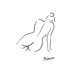 Picasso Female Form - Poster