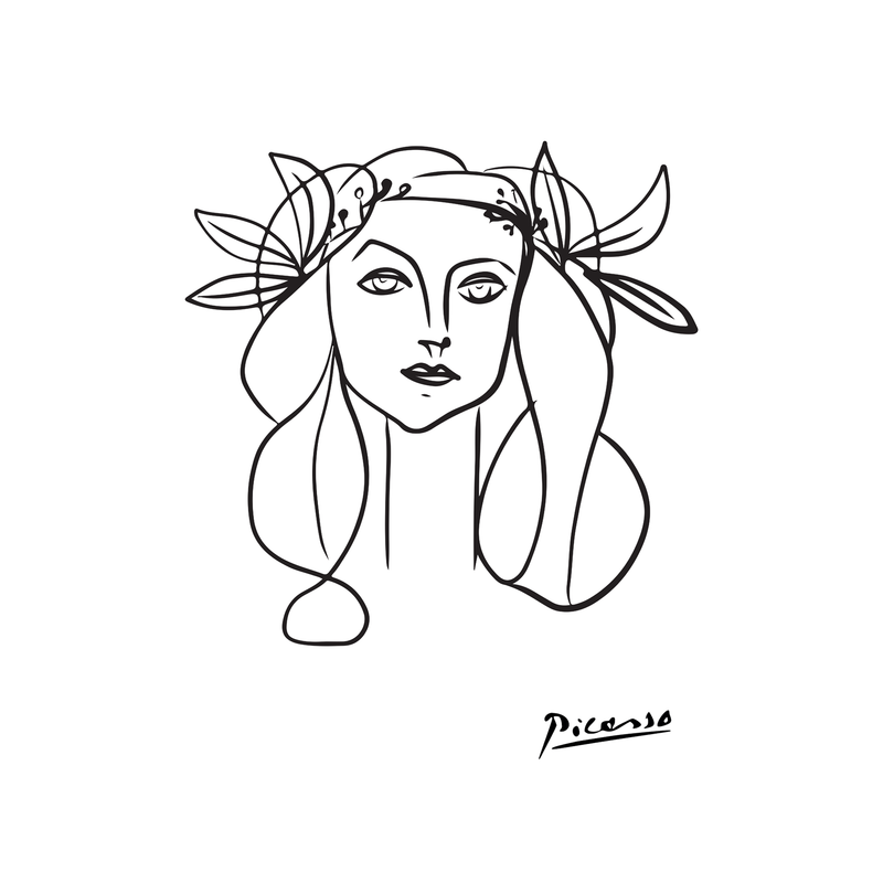 Picasso Head of a Woman - Poster