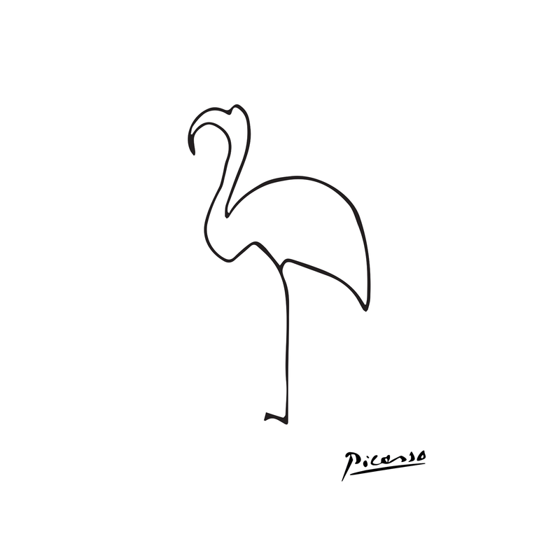 Picasso Le Flamand Rose - Poster