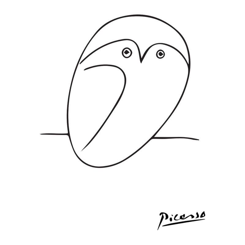Picasso Le Hibou - Poster
