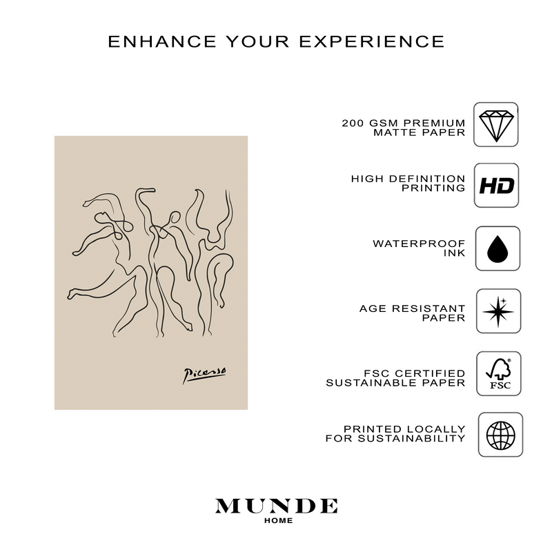 Picasso Etude pour Mercure - Poster - Munde Home
