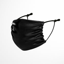 Silk Face Mask - Black