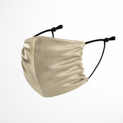 Silk Face Mask - Khaki