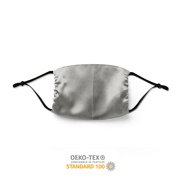 Silk Face Mask - Dark Silver
