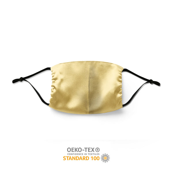 Silk Face Mask - Gold