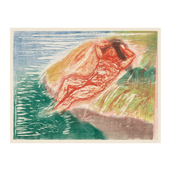 Edvard Munch Sunbathing I - Poster - Munde Home
