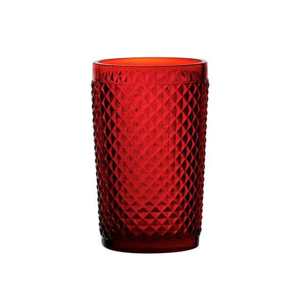 Tamara - Red Tall Tumbler Set of 6 - Munde Home