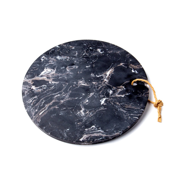 Tempor - Black Marble Tray - Munde Home
