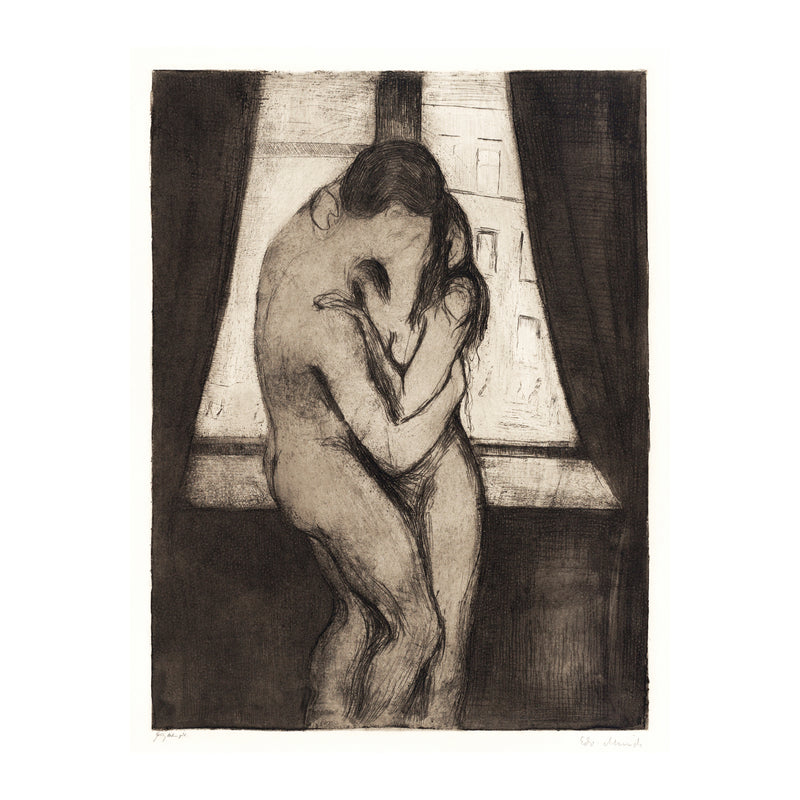 Edvard Munch The Kiss - Poster - Munde Home