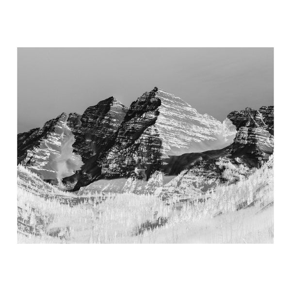 The Maroon Bells Colorado - Poster