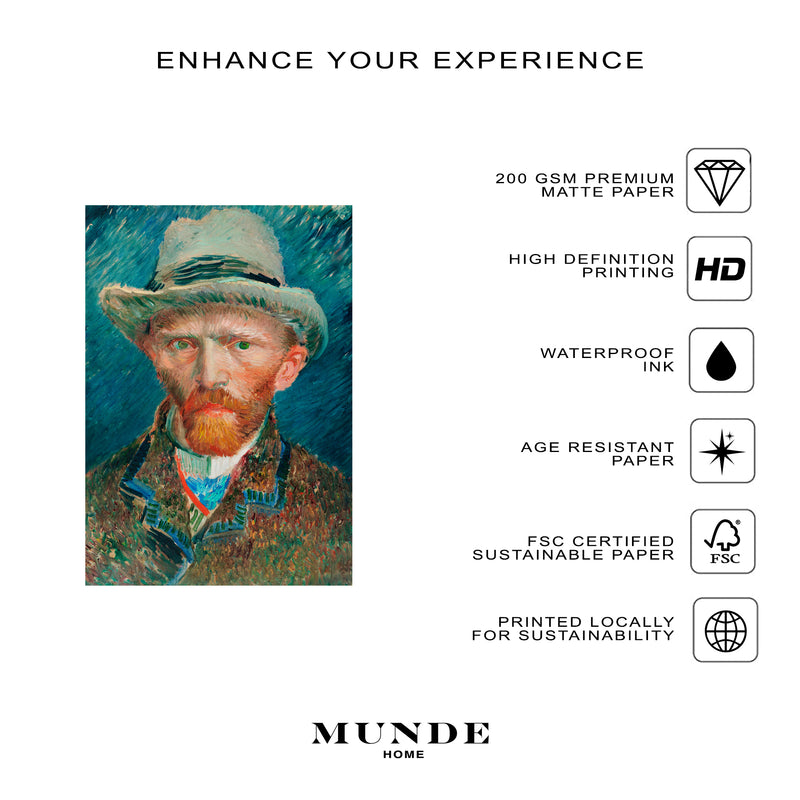 Van Gogh Self Portrait No.2 - Poster