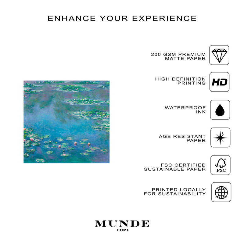 Claude Monet Water Lilies - Poster - Munde Home