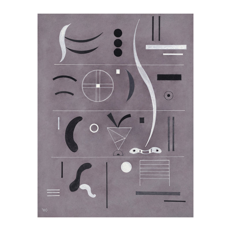 Wassily Kandinsky Four Parts - Poster