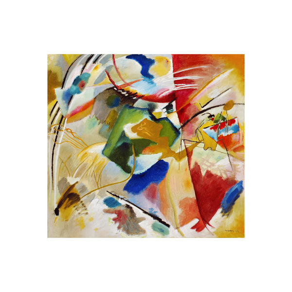 Wassily Kandinsky Painting with Green Center - Poster