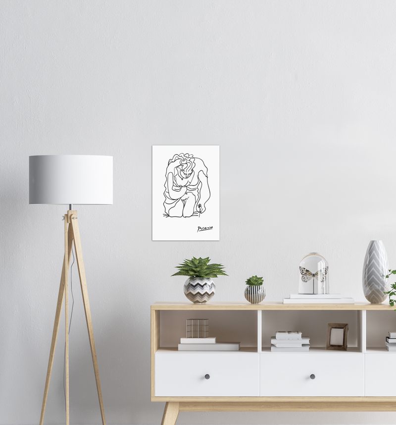 Picasso Line Drawing No.1 - Poster