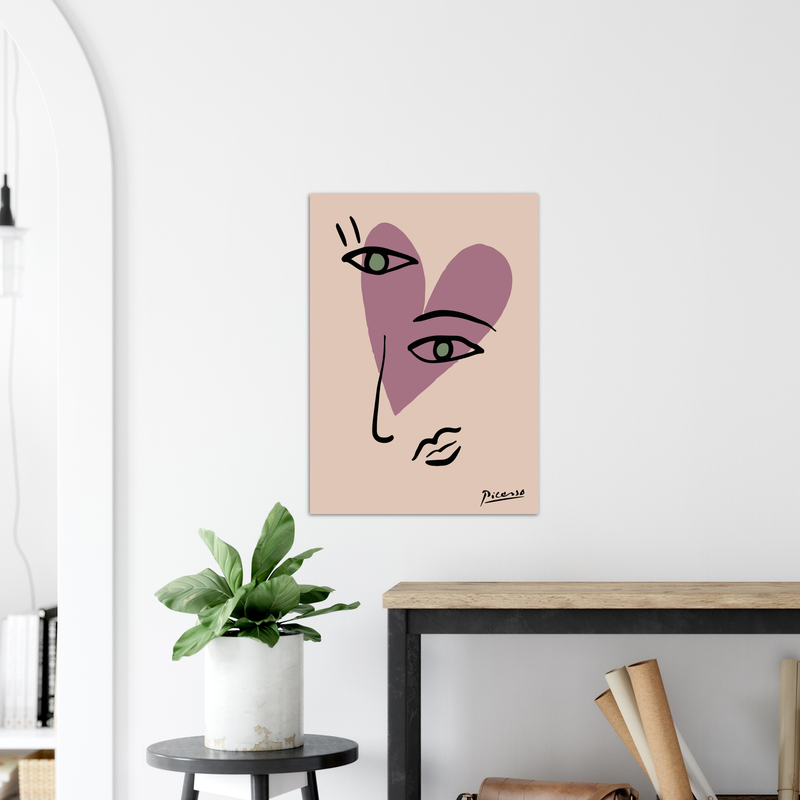 Picasso Peach Love - Poster