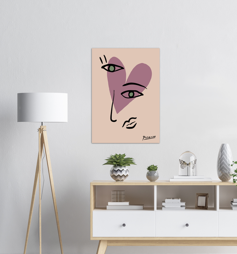 Picasso Peach Love - Poster