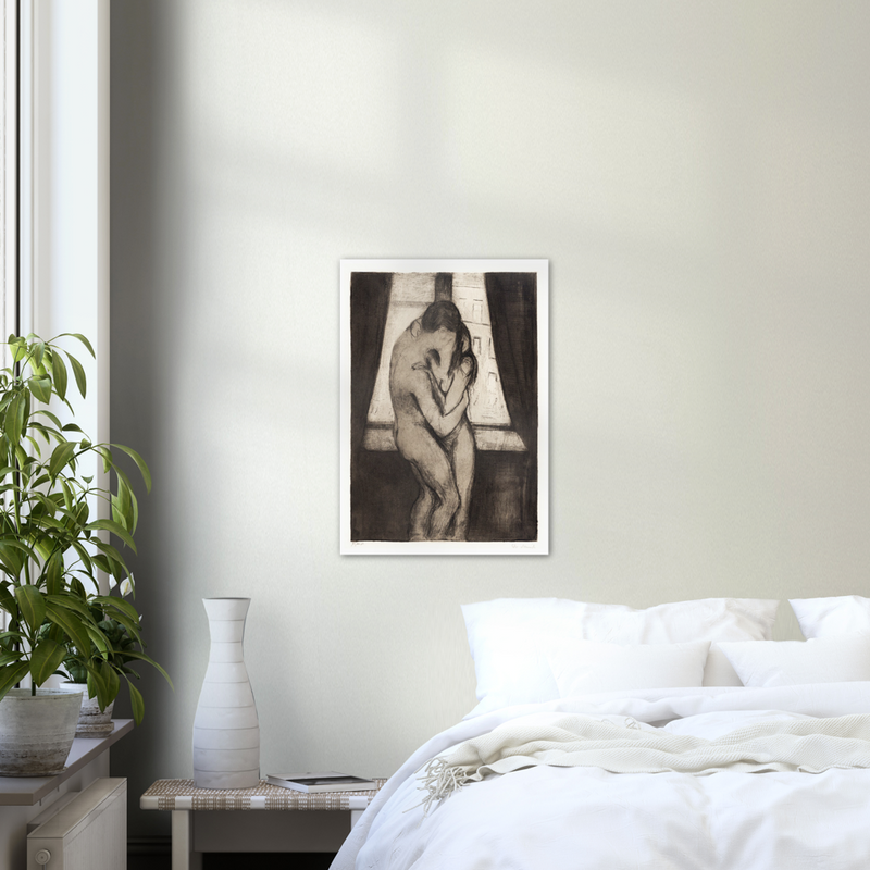 Edvard Munch The Kiss - Poster