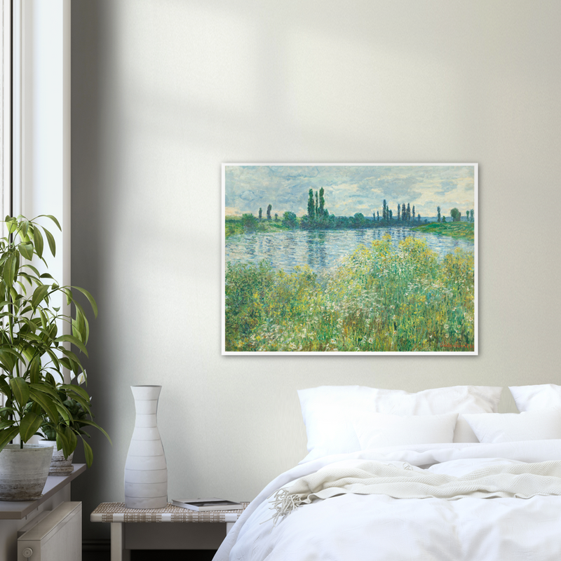 Claude Monet Banks of the Seine, Vétheuil - Poster