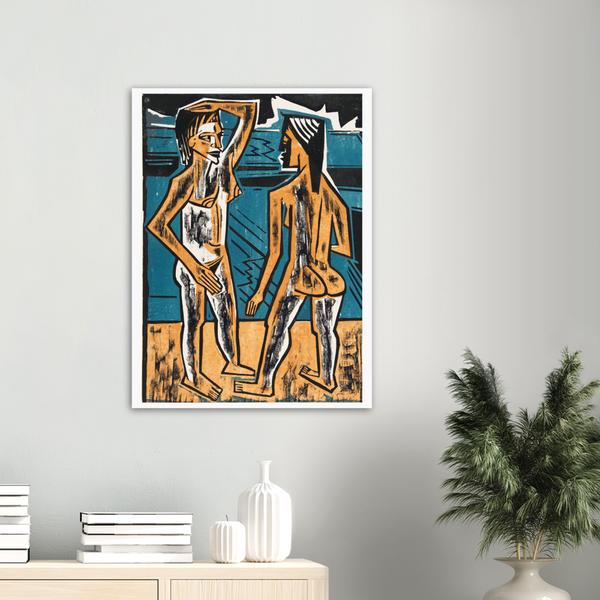 Two Standing Nudes - Poster