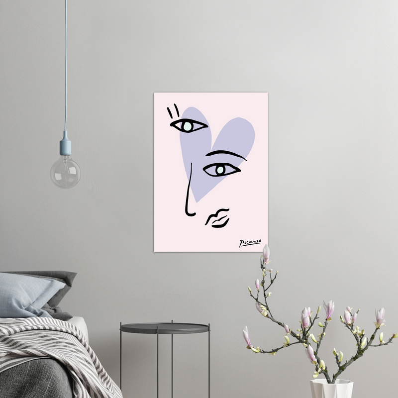 Picasso Pink Love - Poster