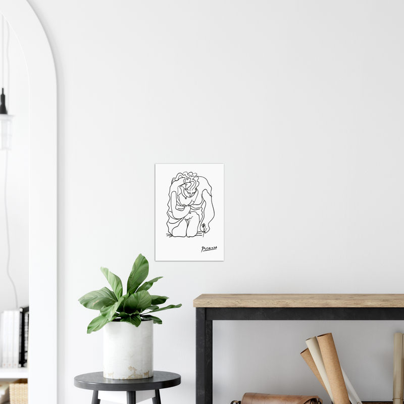 Picasso Line Drawing No.1 - Poster