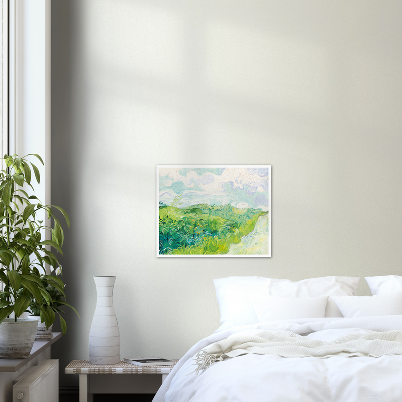 Van Gogh Green Wheat Fields - Poster