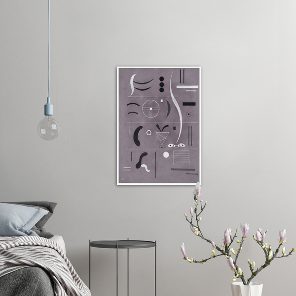 Wassily Kandinsky Four Parts - Poster