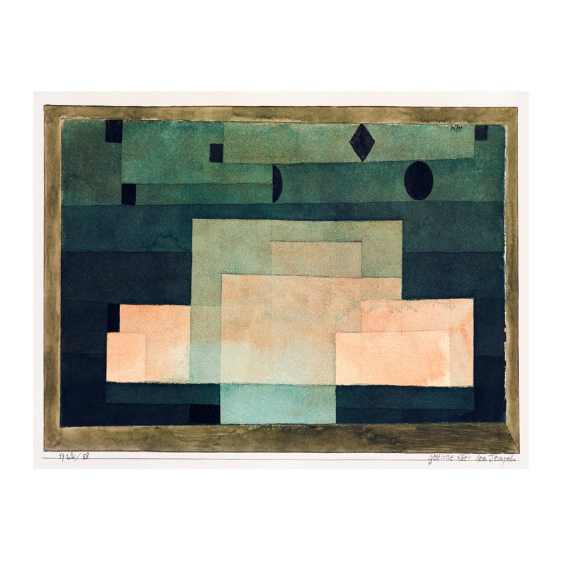 Paul Klee The Firmament Above the Temple - Poster